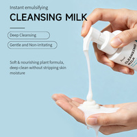 Susu Pembersih Wajah Private Label dengan Cetyl Alcohol, Melembapkan, Menutrisi, Membersihkan Sekali Sentuh