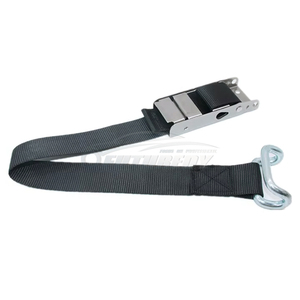 Sangle à boucle centrale <span class=keywords><strong>de</strong></span> 2 pouces en polyester noir et acier inoxydable, résistance à la rupture <span class=keywords><strong>de</strong></span> 800 kg, <span class=keywords><strong>pour</strong></span> rideaux latéraux <span class=keywords><strong>de</strong></span> <span class=keywords><strong>remorque</strong></span> <span class=keywords><strong>de</strong></span> camion, bâche réglable - Product Image 4