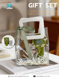 Juego de Regalo de Taza Térmica de Acero Inoxidable, Termo, Taza de Café con Paraguas para Boda - Product Image 2