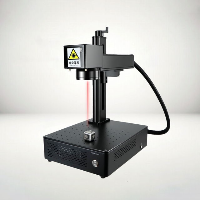 Kindlelaser 20W JPT Fiber Laser Marking Machine All-in-One Desktop Metal Laser Engraver for Stainless Steel Jewelry CE