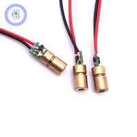 Module Laser à points DC 5V, Diode Laser 5mW 650nm 6mm avec carte de pilote