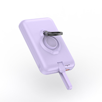 Câble intégré Portable USB-C Ultra-mince 10000mAh PD20W chargeur de charge rapide charge sans fil pour Iphone14 batterie externe magnétique