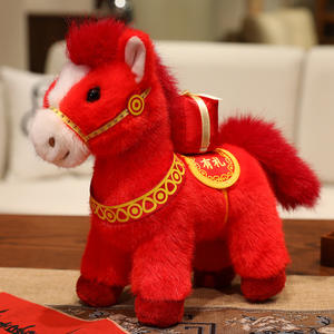 Nuevo Colgante Antiestrés de Tela de Fieltro Súper Suave de la Serie Fuma, Mascota del Año del Caballo 2026 para Osos de Peluche - Product Image 2