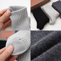 Chaussettes en cachemire et laine personnalisées avec étiquette privée pour la vente en gros