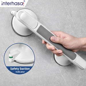 No Drill <strong>Suction</strong> Grab Bar Bathroom Safety <strong>Handle</strong> Anti-Slip <strong>Shower</strong> <strong>Handle</strong> for Elderly Toilet Support - Product Image 1
