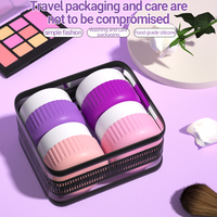 Bouteille de voyage en silicone portable en gros mignon et étanche 30ml/50ml mini conteneur de stockage pour cosmétiques shampooing réutilisable