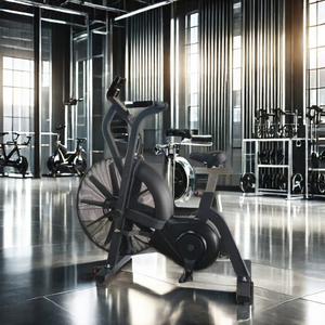 Vélo d'entraînement professionnel Echo Air Bike de style <span class=keywords><strong>Rogue</strong></span> pour l'entraînement HYROX, vélo à courroie avec moniteur Bluetooth, machine de gym commerciale - Product Image 4