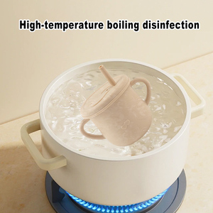 Gobelet d'eau en silicone personnalisé avec logo, 150 ml, design moderne, sans BPA, réutilisable, portable, OEM/ODM, pliable, pour les voyages - Product Image 5