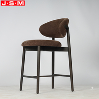 Chaises de bar pour cuisine, tabourets de bar, 65 cm de hauteur, chaises de bar en bois pour cuisine, confortables, style farmhouse