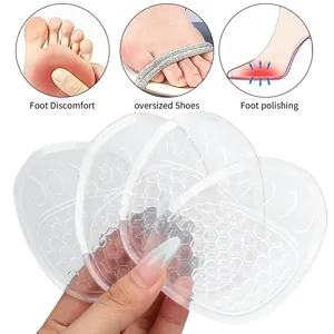 Cuscinetti per l'Anteriore del Piede, Solette Antiscivolo in Silicone e Gel per Donne, Sollievo dal Dolore ai Piedi, per Tacchi Alti e Sandali - Product Image 4