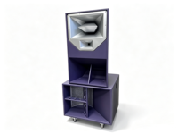 Système de sonorisation PA P-R2 15 pouces 3 voies passif en bois, enceintes de scène professionnelles, sortie 500W pour spectacles en extérieur
