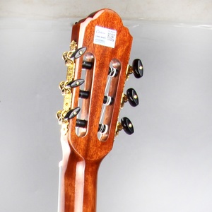 Nouvelle vente, fabricant chinois, OEM, guitare classique de taille standard de 39 pouces, table en épicéa massif, fond en noyer, prix bas, vente en gros - Product Image 3