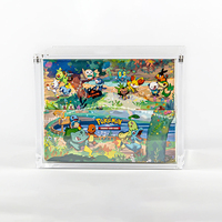 Mini Vitrine en Acrylique pour Cartes TCG – Protection UV Transparente, Présentoir de Comptoir pour Stockage et Vente au Détail