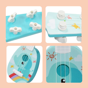Mini ukulélé pour tout-petits, jouet <span class=keywords><strong>guitare</strong></span>, instrument de musique pour enfants, peut <span class=keywords><strong>jouer</strong></span>, instrument de musique éducatif pour débutants - Product Image 2