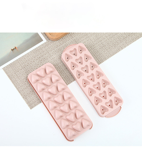Vassoi per cubetti di ghiaccio a forma di cuore stampo per cioccolato facile rilascio vassoi per ghiaccio 21-cavità stampi in plastica cuore per cubetti di ghiaccio - Product Image 6
