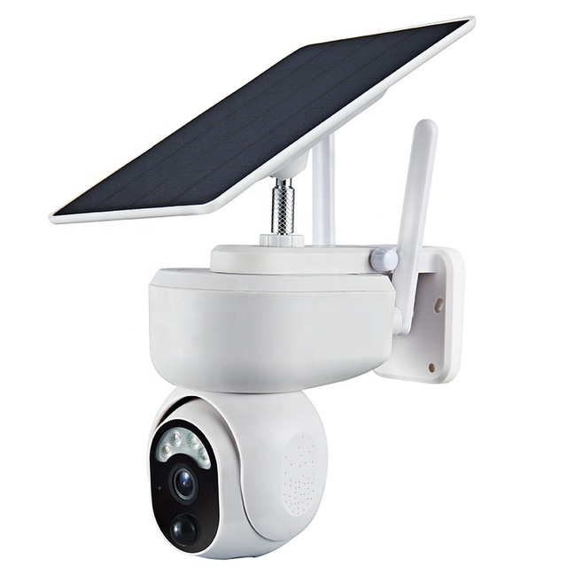 Wireless Powered IR 1080P Solar Video Waterproof CCTV IP Lte Security PTZ 4G Sim Card Surveillance Solar Camera