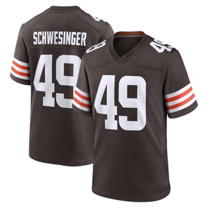 Maillot de football américain <span class=keywords><strong>pas</strong></span> <span class=keywords><strong>cher</strong></span> Cleveland Browns Shedeur Sanders 10 Quinshon Judkins 49 Schwesinger - Product Image 3