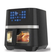 Promo Panas 12 Program Preset Masakan Air Fryer Stainless Steel Dengan Layar Sentuh LED
