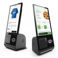 Kiosque de paiement automatique 15,6 pouces avec SDK, reconnaissance faciale, Android, machine de caisse tout-en-un pour restaurants, hôtels, magasins