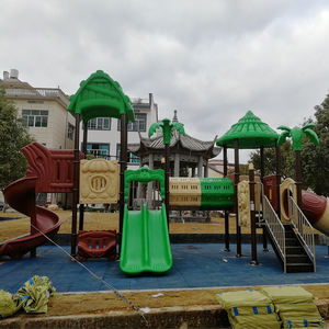 Offre Spéciale enfants en plein air grand toboggan en plastique aire de jeux ensemble enfants amusement extérieur fête foraine équipement de jeux - Product Image 5