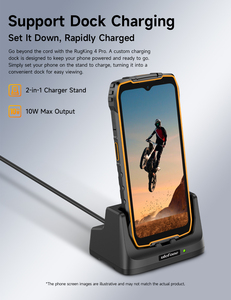 Ulefone Rugking 4 Pro หน้าจอ 6.56 นิ้ว แบตเตอรี่ 10200mAh หน่วยความจำ 8GB+256GB กล้องหลัง 48MP กล้องหน้า 8MP รองรับ 4G ซิมคู่ NFC ระบบปฏิบัติการ Android 15 ชาร์จเร็ว 18W หน้าจอ 120Hz - Product Image 6