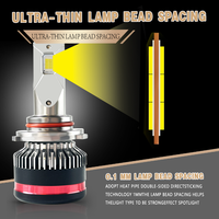 Ampoule de phare de voiture HAIZG Led H4 300W 65000Lm super lumineuse, lampe 9005 H7 Canbus Luces Led Para Auto H1 H7 H11 Ampoules de phare de voiture à LED