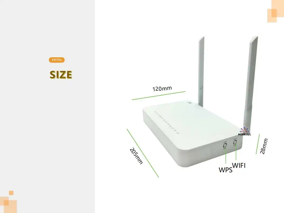 سعر جيد راوتر مودم Ftth Gpon ONU ONT 4GE + 2Tel + 2.4G 5G Wifi ل F673A V2 F673A V3 F670L