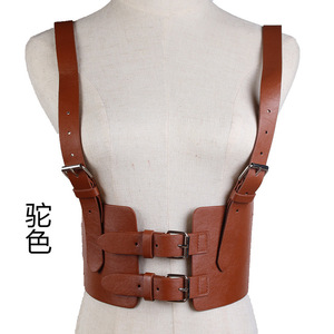 <span class=keywords><strong>Ceinture</strong></span> élastique <span class=keywords><strong>femme</strong></span> sans boucle, style rétro simple, noire, pour adulte - Product Image 5
