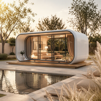 Apple Pod - Cabane Apple préfabriquée modulaire, mini-maison pour le glamping en plein air, idéale pour les centres de villégiature, les séjours en famille, les bureaux ou les commerces