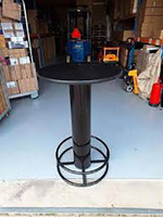 Nouveau comptoir de bar moderne Table de pub Table de bar de haute qualité en métal rond personnalisé avec base Vente en gros