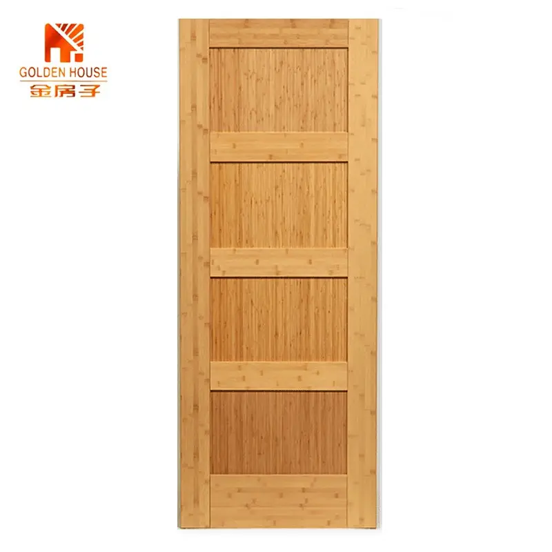 Contemporary Interior nature Bamboo Panel Door