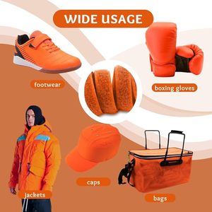 工厂荧光黄橙色魔术贴，高可见度尼龙扣，彩色胶带现货批发 - Product Image 6