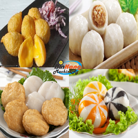 Machine automatique à boulettes de poisson bicolores de Shanghai, avec moteur intégré, pour la fabrication de boulettes de viande farcies