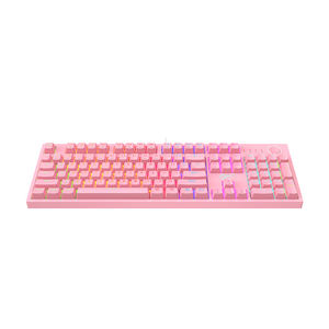 HAVIT-<span class=keywords><strong>teclado</strong></span> multifunción KB871L, <span class=keywords><strong>teclado</strong></span> <span class=keywords><strong>de</strong></span> <span class=keywords><strong>membrana</strong></span> RGB retroiluminado con cable <span class=keywords><strong>de</strong></span> 104 teclas para jugador - Product Image 4