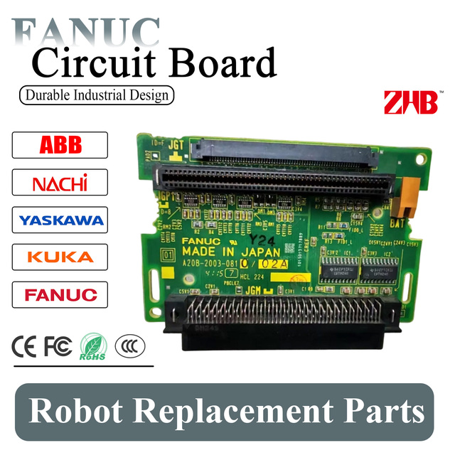 FANUC Industrial I/O Backplane PCB Adapter Board A20B-2003-0810 Provides Slots for I/O Subboards. High-quality I/O Backplane