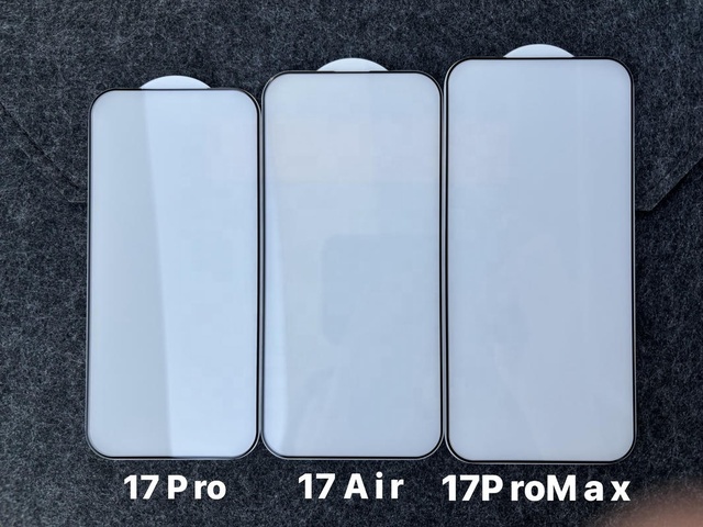 For iPhone 18 16 17 Air Pro Max S26 Ultra Plus Premium Tempered Glass Esd Screen Protector Fingerprint Unlock Screenprotectors