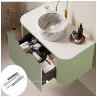 Miroir LED intelligent CBMmart 2025 en bois, meuble-lavabo de salle de bain mural, design moderne pour appartement, villa, hôtel et maison