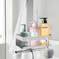 Panier de rangement pour salle de bain, étagère de rangement en métal, support d'angle de douche, panier de douche de voyage, accessoires de salle de bain pour la maison