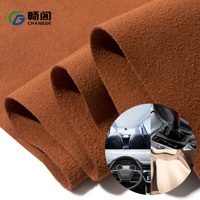 Tapicería Automotriz de Fibra Ultrafina de Primera Calidad, Resistente al Desgaste, Cuero Sintético Suave para Asientos de Auto, Reposacabezas y Panel de Instrumentos