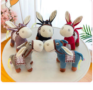 Asino giocattolo carino <span class=keywords><strong>regalo</strong></span> di laurea promozionale a buon mercato peluche imbottito morbido fattoria asino peluche - Product Image 2