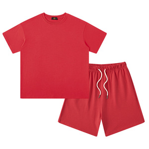 Conjuntos de ropa informal de verano para niños y bebés al por mayor, camiseta sólida de manga corta, conjunto de 2 uds, ropa personalizada para niños - Product Image 6