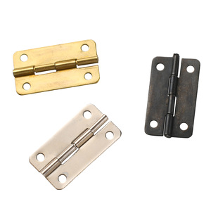 Charnière de meuble 30x17mm en fer, montage en surface, style rustique, pour boîte en bois, sac à bagages - Product Image 5