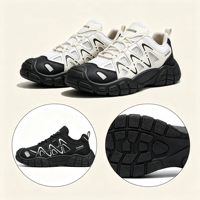 Chaussures de randonnée décontractées pour l'extérieur, avec embout de protection, maille respirante, semelle antidérapante et amortie