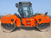 Rouleau compresseur vibrant à double tambour HAMM HD128 de 12 tonnes, 90 % neuf, entraînement hydraulique, moteur diesel Cummins, modèle 2020