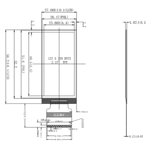 Nhãn Giá Điện Tử ESL Kỹ Thuật Số Màn Hình Epaper Trắng 2.13 Inch 2.13X122 Pixel 250 Inch Nhãn Giá Nhiệt Độ-20 ~ 70 Độ - Product Image 2