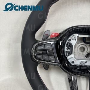 Volante Deportivo M LCI de Cuero Completo para <span class=keywords><strong>BMW</strong></span> F10 F30 G38 G20 G30 G42 G80 M3 M4 M5 <span class=keywords><strong>430i</strong></span> M430i M440i Serie 3/5 con Franjas Azules - Product Image 2