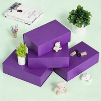 Boîte d'emballage cadeau magnétique en carton rigide personnalisée avec logo en gros avec insert en mousse EVA gaufrage laminage mat revêtement UV