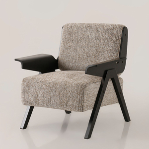 Modern Luxury <b>Reclining</b> Velvet Upholstered Wooden Armchair for Home Living Room Dining Outdoor Villa Use Feiniao Modern Luxury R - Product Image 1