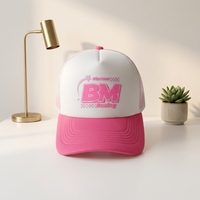 Gorra de Béisbol de Malla de 5 Paneles Personalizada de Alta Calidad para Verano, Gorra de Camionero con Logotipo Bordado Personalizado, Transpirable