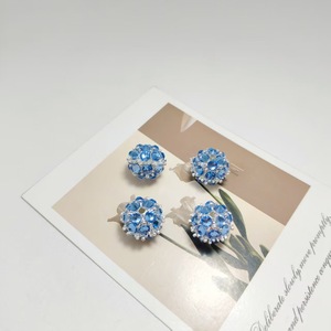 Electroplated Alloy Round <b>Beads</b> With Colored Stones For Jewelry Making DIY Accessories Sphere Shape Loose <b>Beads</b> - Product Image 4